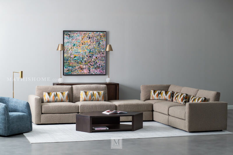 Alma Floor Lamp in Antique-Burnished Brass and White Marble